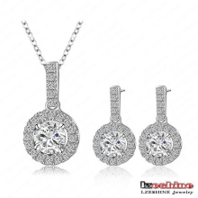 Women′s Valentine′s Day Gifts Cubic Zirconia Jewelry Sets (CST0006-B)
